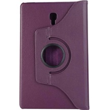 Mobilteam Galaxy Tab A T590 Uyumlu Dönebilen Standlı Kılıf-mor Tablet Kılıfı