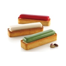 Dinç Kitchen Delikli Tart Kalıbı Dikdörtgen-5 Ad-14x4x2 Cm Çok Renkli