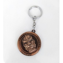 Thanos Avengers Marvel Döner Mekanizmalı Metal Figür Anahtarlık 1