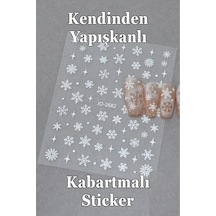 Nail Art Sticker Kendinden Yapışkanlı, Tırnak Süsleme, Tırnak Dövmesi Stikır 2682b