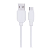 Syrox C67 Micro Usb - Usb Kısa Şarj Kablosu 2a 20cm - Beyaz