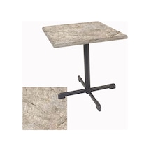 Halley Kare Masa 60x60 Cm - Werzalit, Wermodin Ve Allzalit Tabla - Scala Marble Çok Renkli