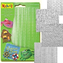 Makin'S Clay Texture Sheets Doku Kalıpları 4'Lü Set A