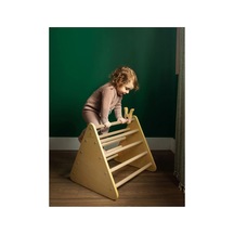Pikler Üçgeni Mini Ahşap Mini Tırmanma Üçgeni 50cm Taban X 45cm Yükseklik X 45cm