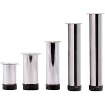 Ademkocplastik Adem Koç Plastik 42Mm Çaplı Tablalı Ayarlı Metal Ayak (4 Adet)