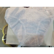 Papatya Dantel Detaylı Kadın Külot V12 Beyaz