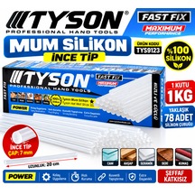 Mum Silikon İnce Model 1 Kg Yaklaşık :78 Adet 1 Kutu Gönderilir Ürün Kodu : Tys9123