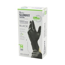 Reflex Slimfit Glove Kod-032 M Siyah Pudrasız Muayene Eldiven 100lü Timya/go1395 201492