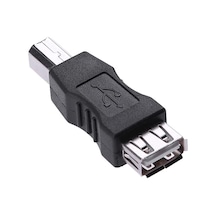 USB-B Printer Erkek to USB-A Dişi Adaptör