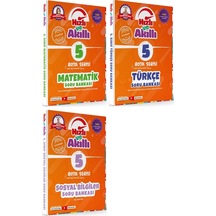 Tammat 5. Sınıf Matematik + Türkçe + Sosyal Bilgiler Hızlı Ve Akıllı Soru Bankası Seti 3 Kitap