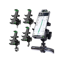 Rogfer A02 Motosiklet Cep Telefonu Navigasyon Braketi Araba Sürme Anti-şok Alüminyum Alaşımlı Raf M8 Top Başlık Kurulum Modeli Diğer Diğer