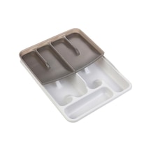 Moonstar Çekmece İçi Kaşıklık Çift Katlı 10gözlü Çatal Bıçak Organızer 40x30cm-kset169 001