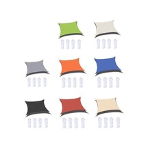 Ebitda Bej Renk Açık Bahçe Yüzme Havuzu Güneş Tente Gölgelik, 2m X 1.8m Yağmur Ve Toz Geçirmez Bej