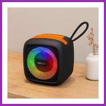Bezos Kablosuz Taşınabilir Bluetooth Hoparlör Işıklı, Usb/tf, 1200mah Bty