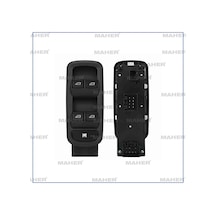 Bzt Ford Fiesta 2008-2012 Cam Açma Düğmesi Dörtlü Ayna Ayar Düğmeli Çerçeveli Sol 8a6t14a132cc