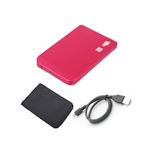 2.5 İnç Sata Hdd Ssd Harddisk Kutusu İnce Slim Kutu Kablo + Kılıf