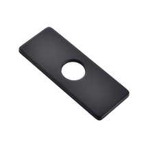 Novahub Siyah Gümüş Dekoratif Panel Tek Delikli Musluk Paslanmaz Çelik Siyah Siyah