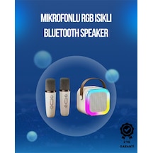 Bluetooth Usb Ve Aux Girişli Çok Fonksiyonlu Karaoke Hoparlör