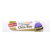 Koroplast Renkli Çöp Torbası Orta Boy 10'lu - 8 Adet Tarı