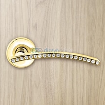 Kapı Kolu Taşlı Saten Krom 603kt Wc
