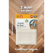 Grimorlife 2 Adet Büyük Boy Mucize Yer Silme Bezi Temizlik Bezi Sıkması Rahat Yer Bezi 50x60- Bulaşık Matı