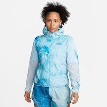 Nike Repel Trail Running Kadın Ceket Mavi