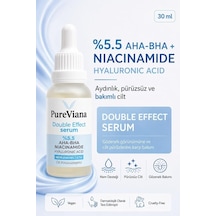 Double Effect Serum 30ml Aha-bha + Niacinakarın Bölgesi Aydınlatıcı, Gözenek Sıkılaştırıcı, Ton Eşi