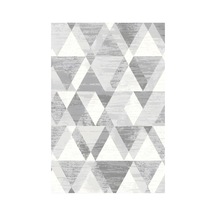 Kartela Halı Soyut Halı Kaymaz Taban Makinede Yıkanabilir Halı - 60 X 90 Cm Çok Renkli