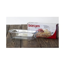 Mini Borcam Fırın Kabı 1120 Cc 59884 Şeffaf