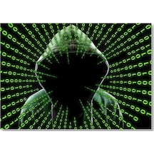 Cakasepetim Anonymous Hacker Bits Ahşap Mdf Tablo
