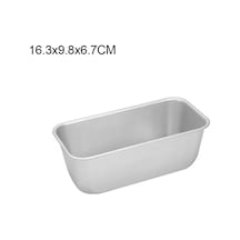 Pişirme Kalıp Alüminyum Yapışmaz Ekmek Cheesecake Tost Kalıp Tava Mutfak Pişirme Aracı 16.3x9.8x6.7cm