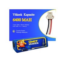 Viomi Alpha 3 Robot Süpürge 6400 Mah 14.4 V Batarya  Uyumlu Uzun Ömürlü, Yüksek Performans Pil