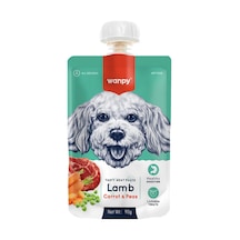 Wanpy Kuzu Havuç Köpek Et Ezmesi 90 Gr X 10