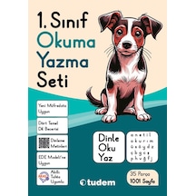 Tudem 2025 1. Sınıf Okuma Yazma Seti A-n-e-t-i-l Poşetli Güncel Müfredat
