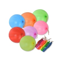 Lastikli Zıpzıp Balon Ipli Punch Panç Büyük Balon 10 Adet