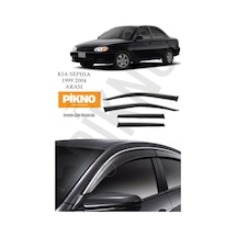 Kia Sephia 1999-2004 Arası Kromlu Cam Rüzgarlığı 4'lü Set A+ Plus
