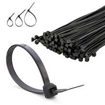 370 3.6Mm - Siyah - 37 Cm Kablo Bağı - 100 Adet