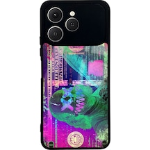 Tecno Spark 40 Joker Dolars Tasarımlı Glossy Telefon Kılıfı Çok Renkli
