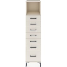 Kronos Dolap Tek Raflı 7 Çekmeceli 44x59x182 Aytaşı-aytaşı Aytaşı