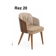 Rez 20 Modern Şık Ergonomik Dayanıklı Konforlu Ahşap Ayaklı Salon Yemek Sandalyesi Modeli Çok Renkli