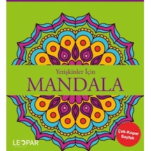 Yetişkinler İçin Mandala - Yeşil
