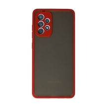Samsung Galaxy Uyumlu - A72 Kılıf Montreal Silikon Kapak - Kırmızı