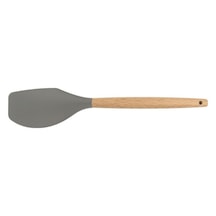 Silikon Sıyırma Spatulası Ahşap Sap - 32 Cm Çok Renkli