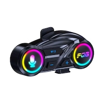 Y13 Motor Kask Kulaklık Rgb Modlu Radyolu Motosiklet Kulaklık 5.3