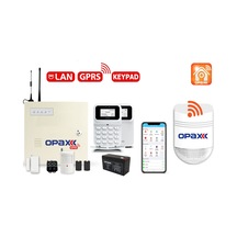 Opax-2747 Gprs&Lan Alarm Paneli Bgr-09 Kablosuz Sirenli Full Set