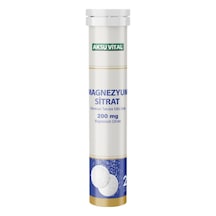Aksu Vital Magnezyum Sitrat 200 MG 20 Efervesan Tablet