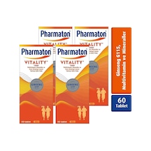 Pharmaton Vitality 60 Tablet 4 Adet
