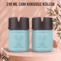 2 Adet X Cam Kokusuz Küllük Koku Hapseden Kapaklı Rüzgar Önleyici Kapaklı Araç Ve Ev Kullanımına Uygun Turkuaz 210 Ml