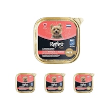 Plus Pate Karidesli Ve Somonlu Mini Küçük Irk Köpek Maması 85 Gr 4 Paketi
