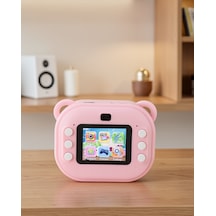 Mini Termal Kamera 1080p 24mp Çift Lensli Uczzzy600çocukkamera-4 Pembe